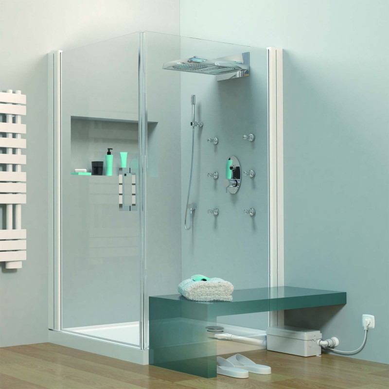 Pompe de relevage de douche à l'italienne - Sanifloor + 1 SFA